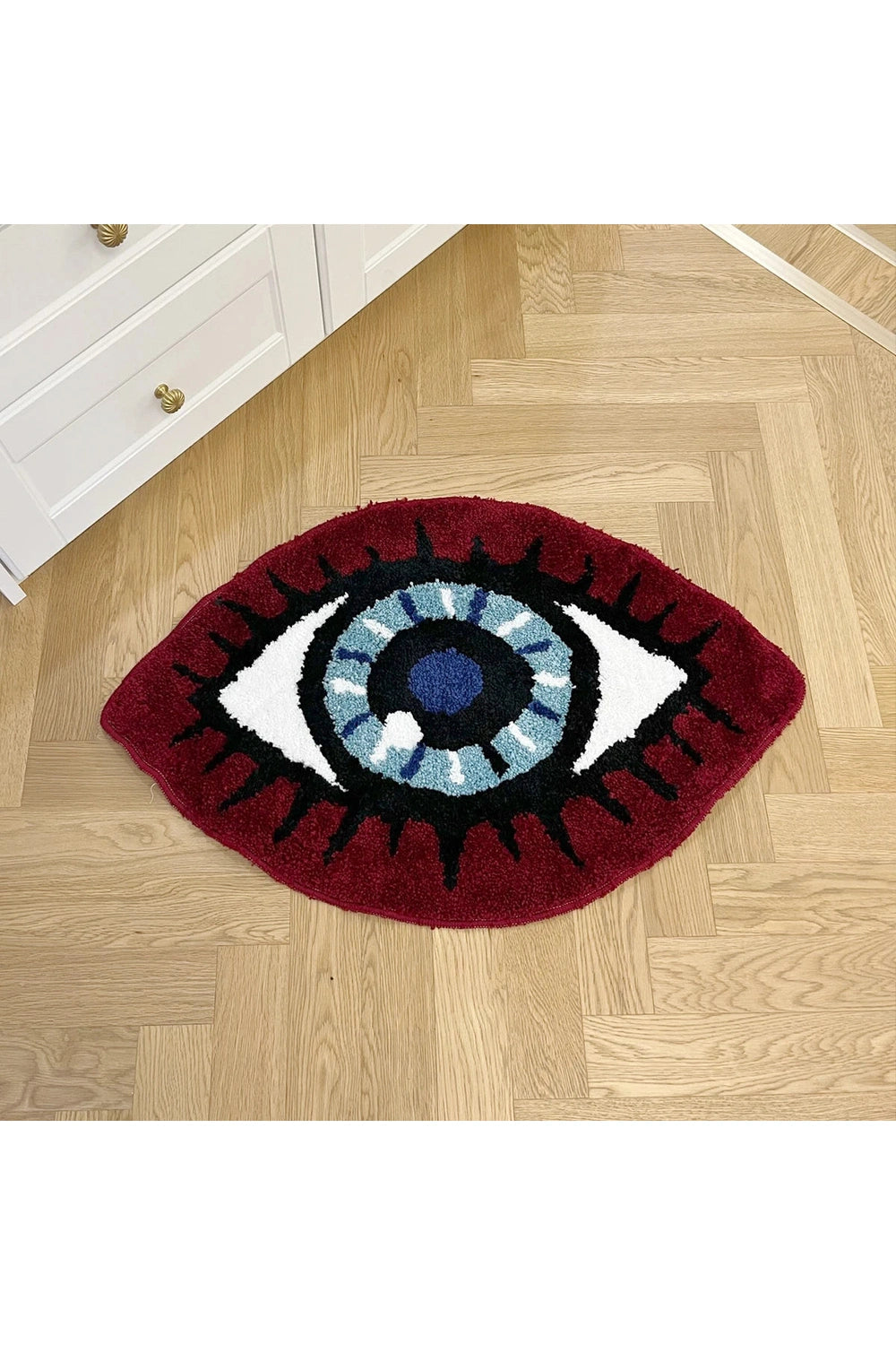 Red Eye Tufted Rug