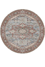 Vintage Round Plush Rug