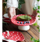 Whimsical Mushroom Serving Plate