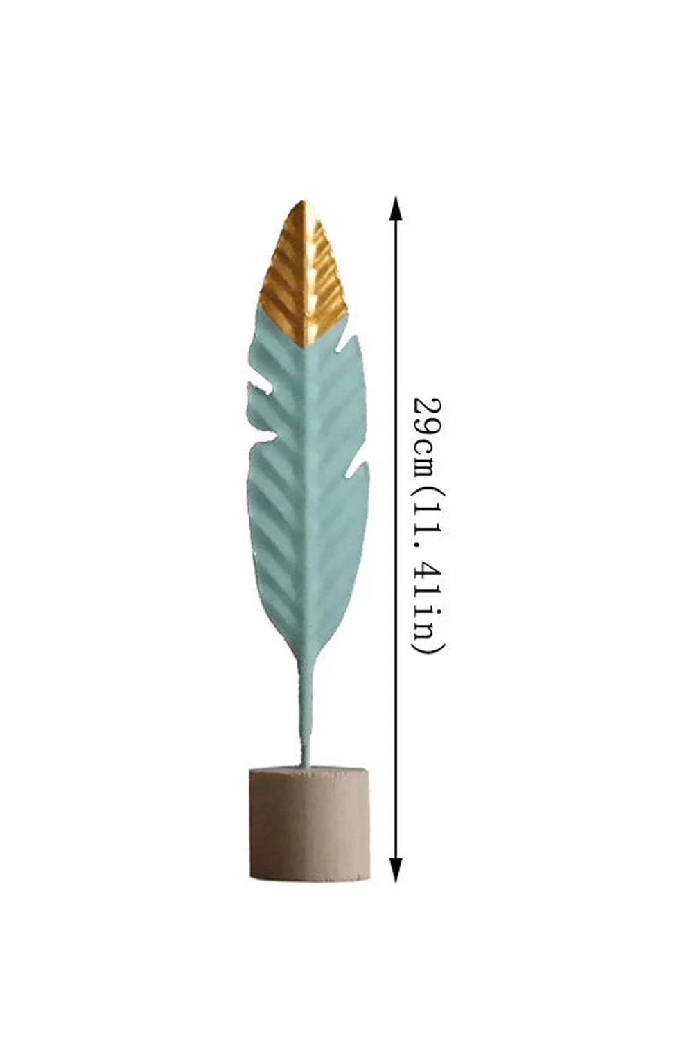 Modern Feather Table Decor Figurine