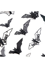 Spooky Starry Night Bat Stickers