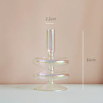 Coquette Iridescent Candle Holders