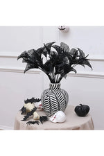 Midnight Halloween Artificial Flowers