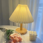 Fall Decor Cottagecore Pleated Table Lamps