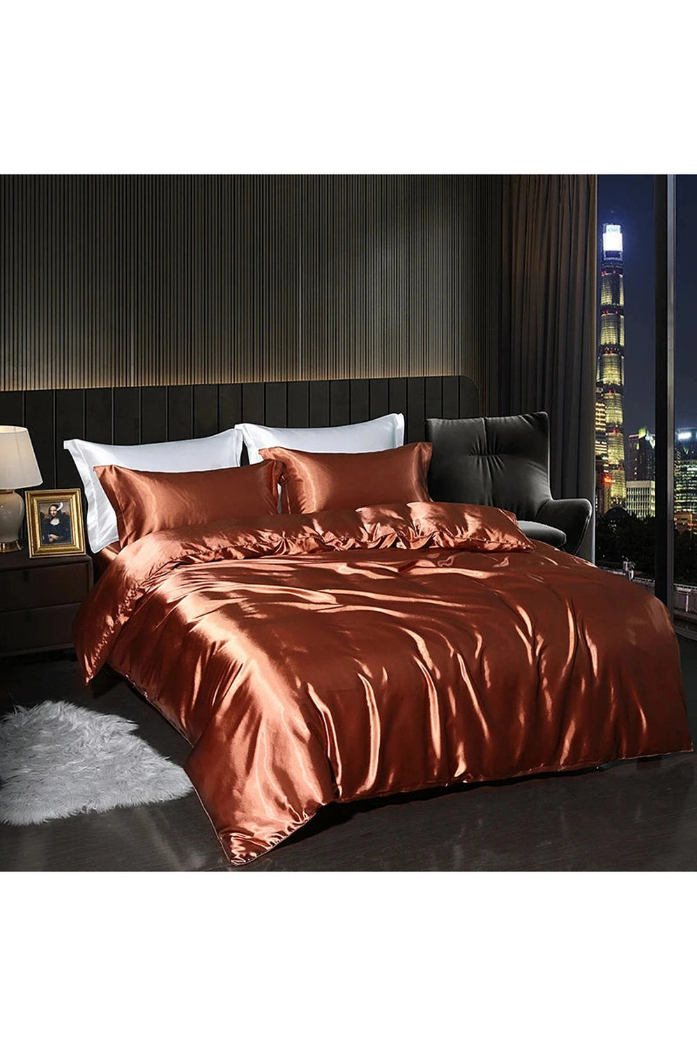 High-End Satin Bedding Set