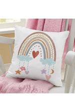 Rainbow Print Sofa Pillow Case