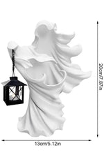 Lantern Witch Resin Figurine