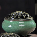 Jade Serenity Incense Burner