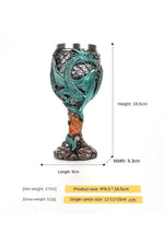 Dragon Resin Beer Goblet Cup