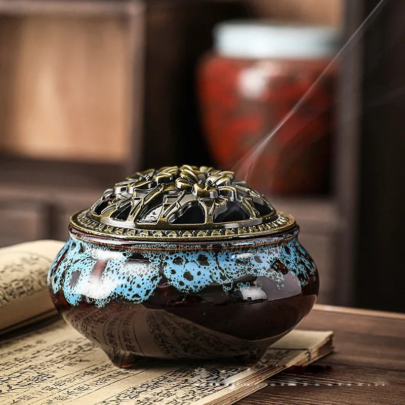 Jade Serenity Incense Burner