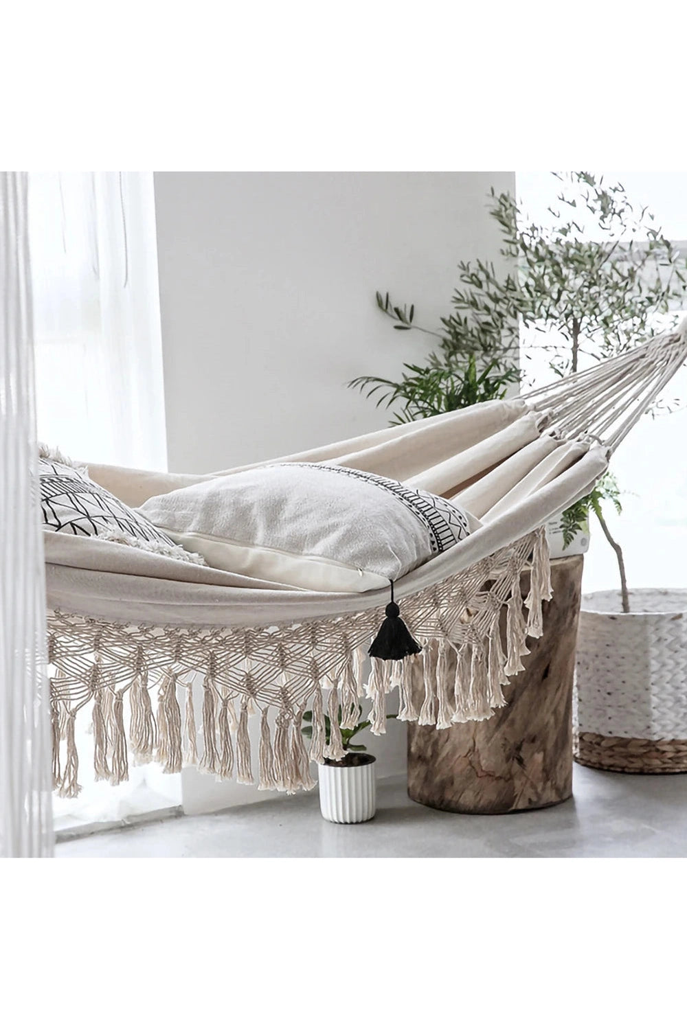 Fringed Pillow Hammock