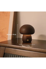 Wooden Mushroom Night Lamp