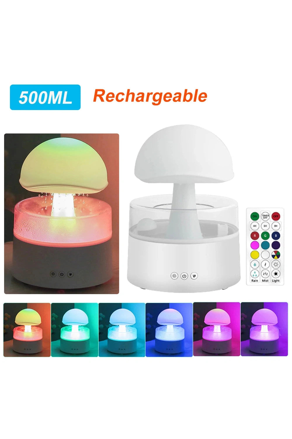 Aromatherapy Mushroom Night Humidifier