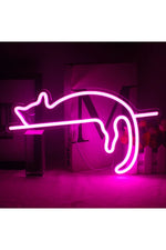 Lazy Cat Room Neon Sign