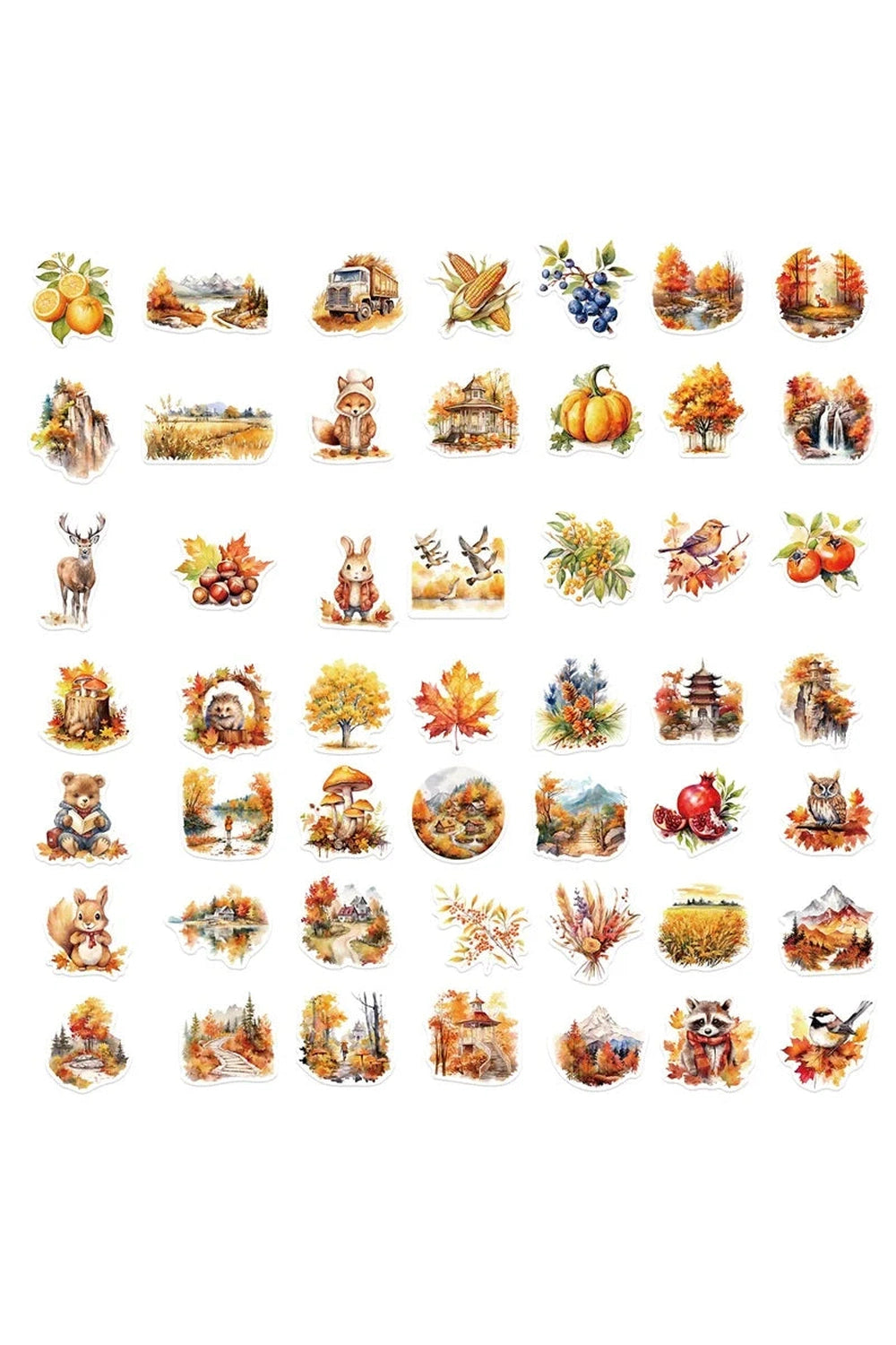 Autumn Woodland Adventure Stickers