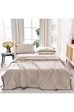 Grecian Maze Geometric Blanket