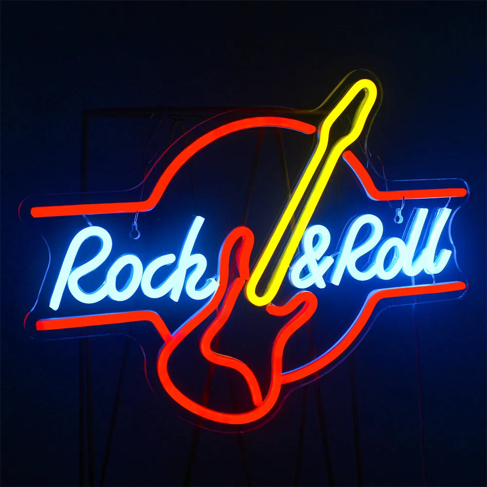 Guitar Rock Neon Decor