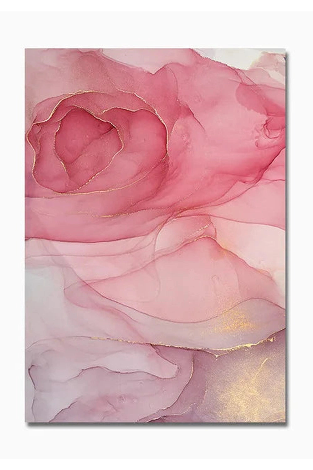 Pink Marble Canvas Poster