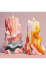 Bubble Groove Candle Mold Set