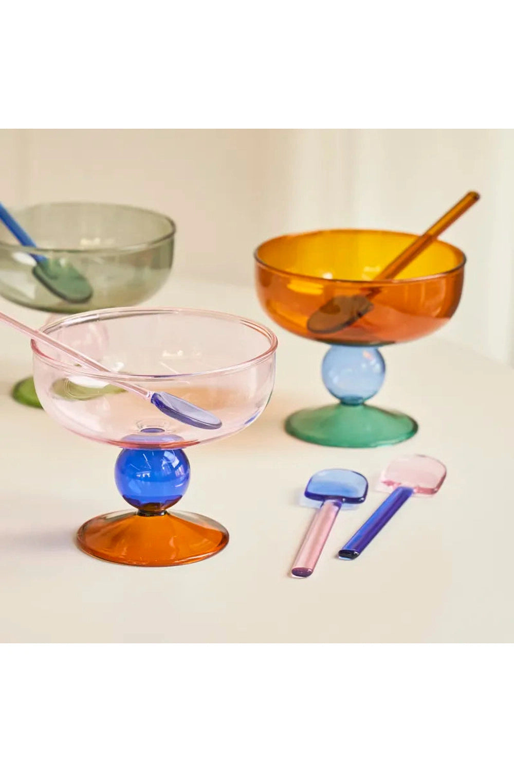 Colorful Glass Yoghurt Bowl