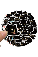 Kawaii Black Cat Stickers