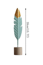 Modern Feather Table Decor Figurine