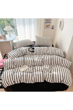 Striped Linen Bedding Set