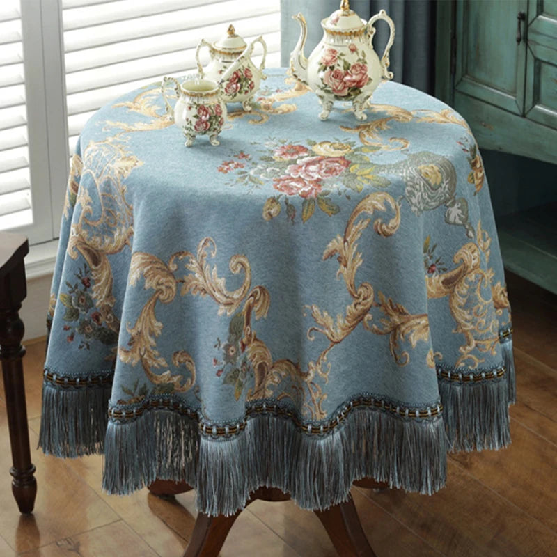 Regal Rose Tapestry Tablecloth