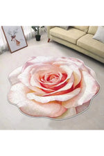 Chinese Flower Decor Rug