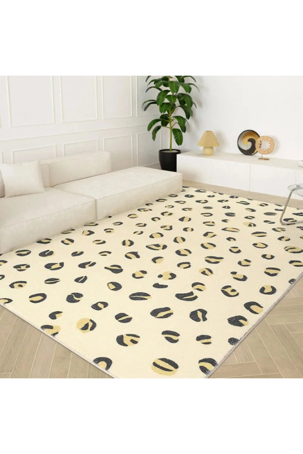 Nordic Minimalist Plush Rug