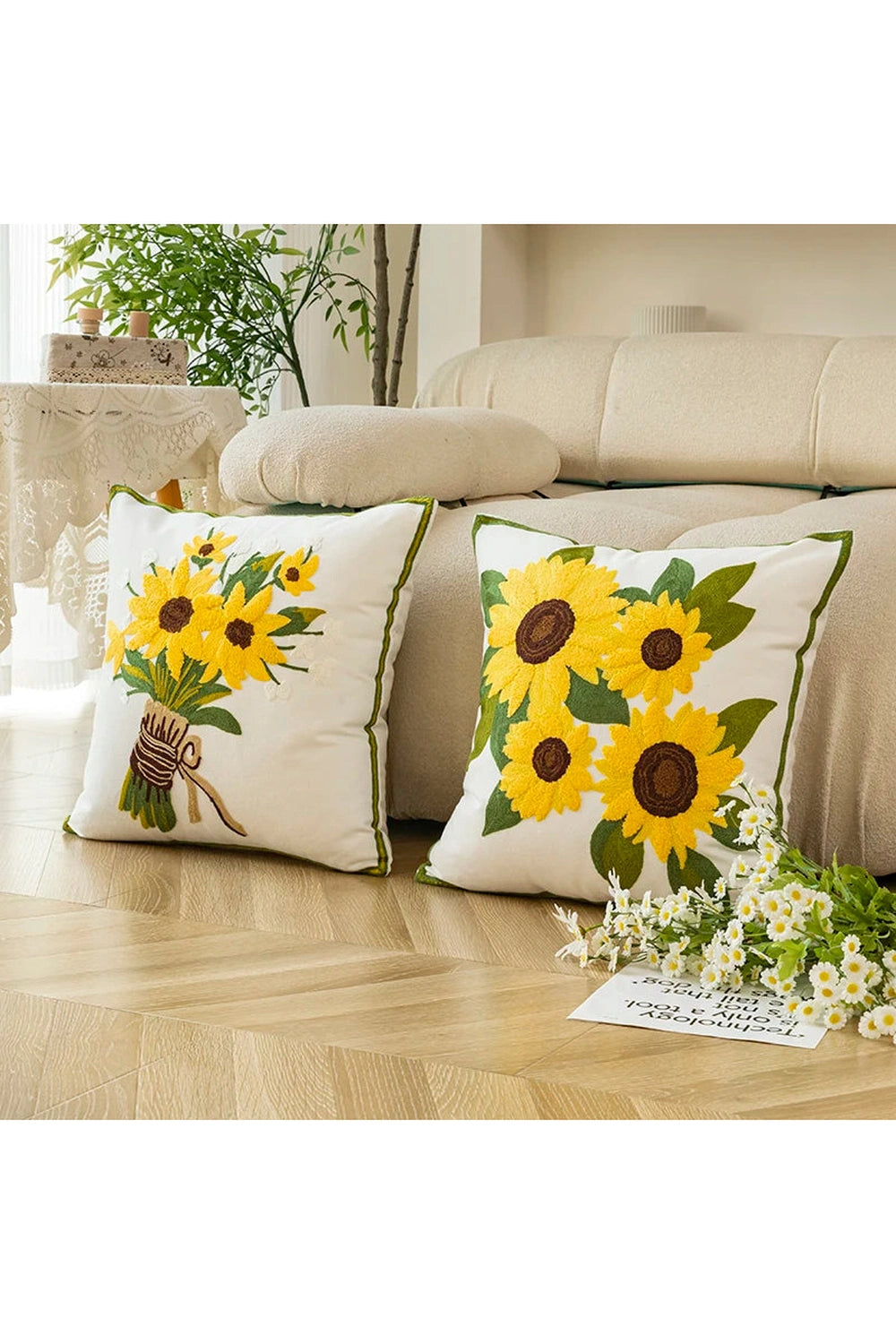 Sunflower Bouquet Cushion Covers