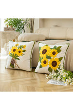 Sunflower Bouquet Cushion Covers