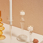 Crystal Aura Taper Candle Holders