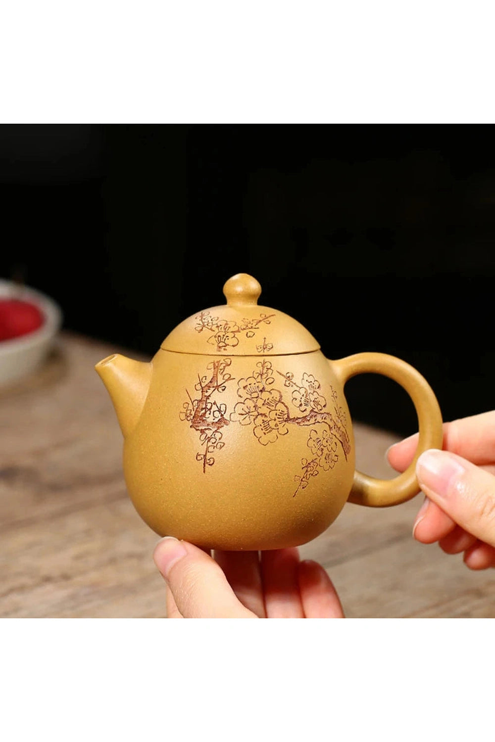 Golden Dragon Egg Teapot