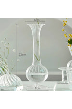 Clear Modern Glass Vase