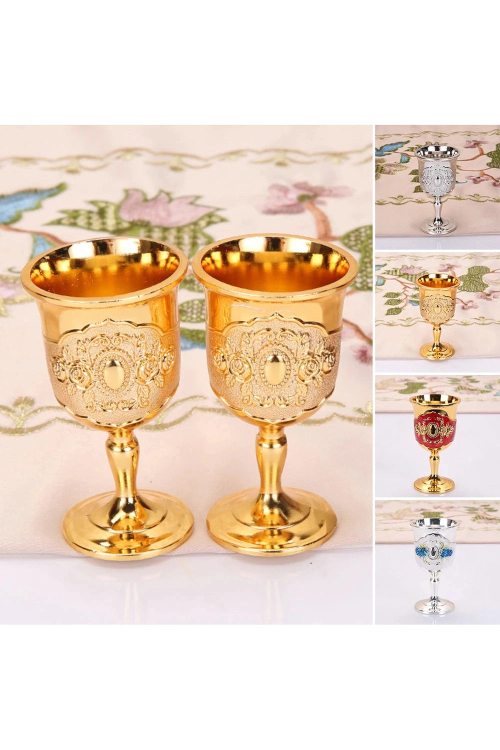 Classic Metal Champagne Goblet