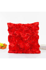 Romantic 3D Rose Pillow Case