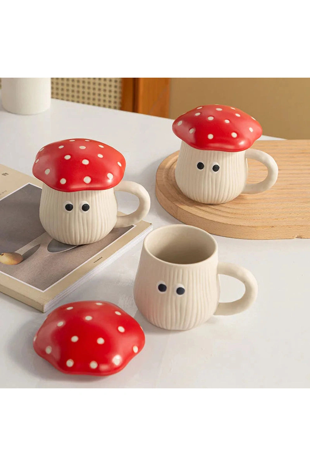 Mushroom Ceramic Coffee Mug