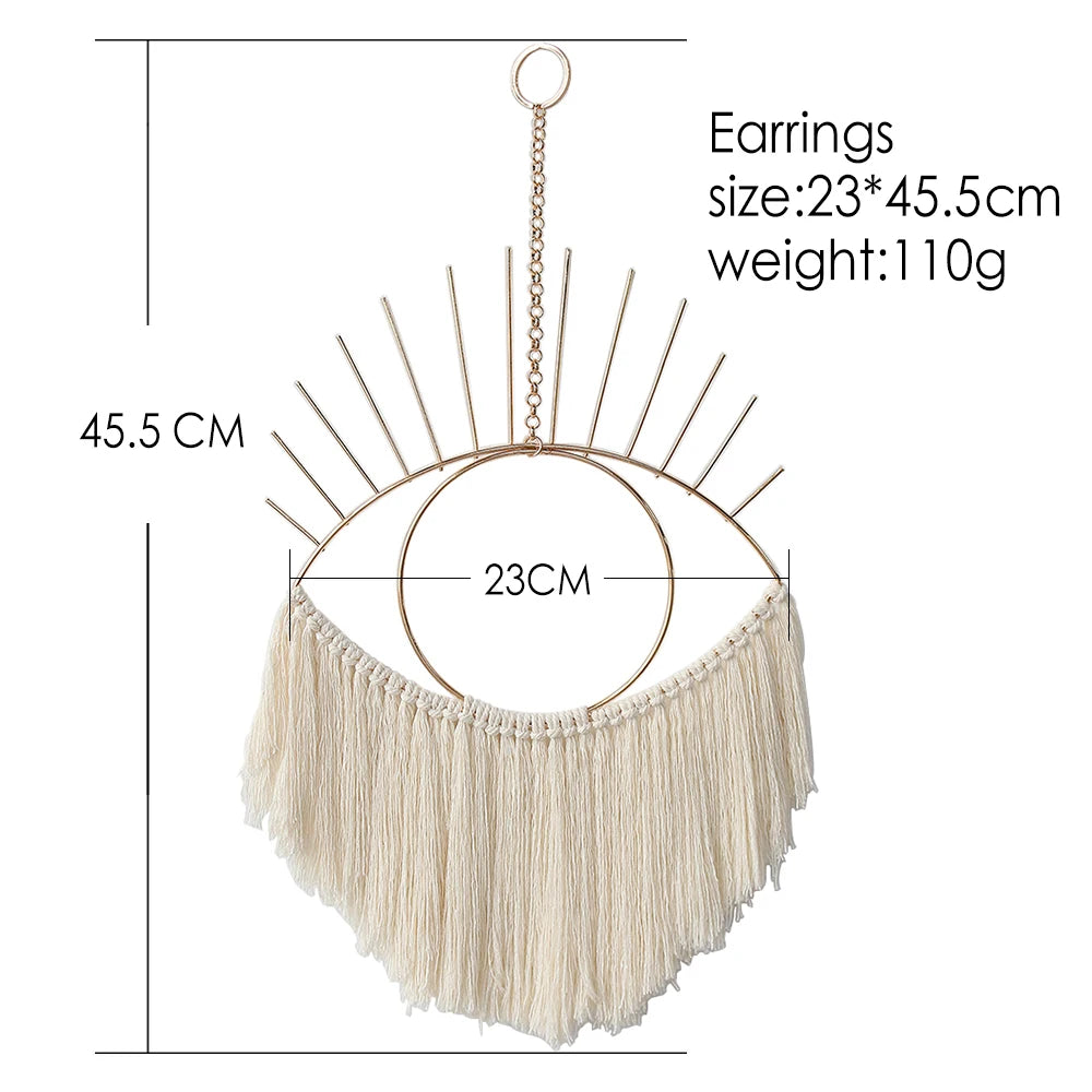 Sunburst Boho Auge Wandbehang