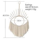 Sunburst Boho Eye Wall Hanging