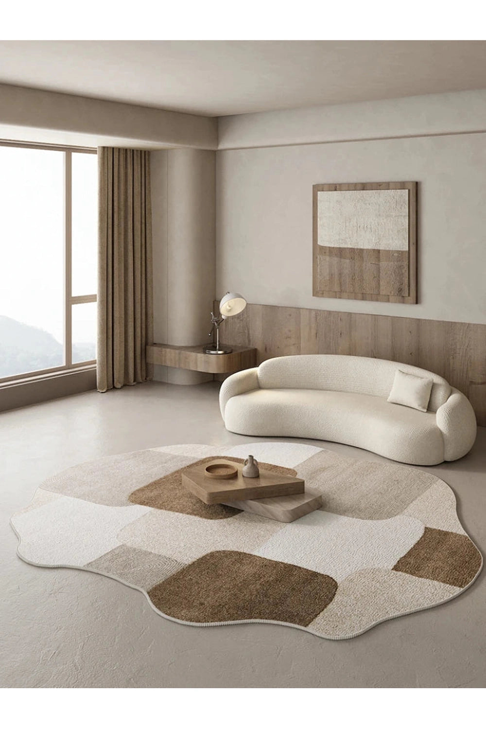 Geometric Sand Dune Rug