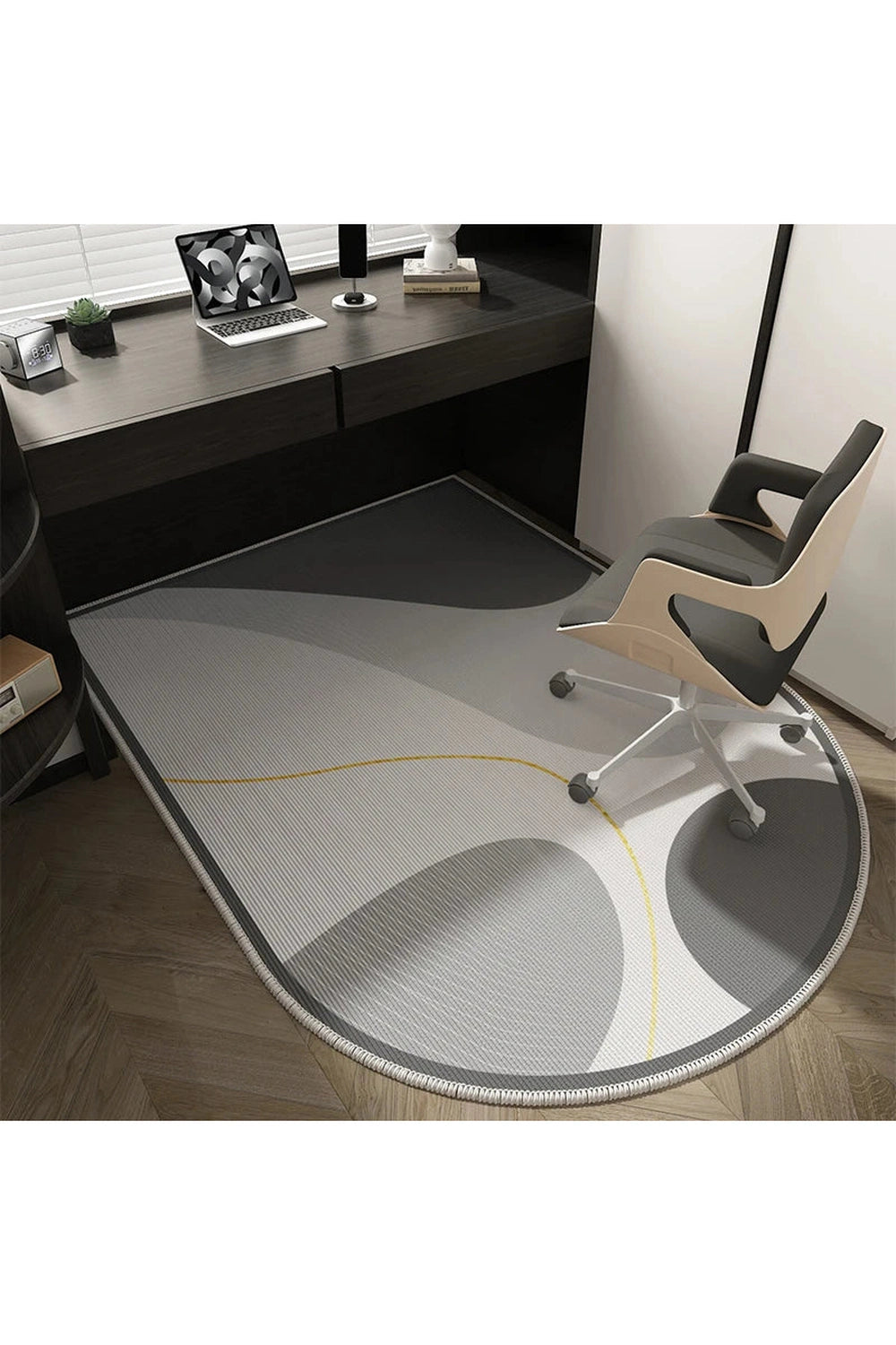 Monochrome Melody Desk Rug