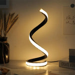 Dark Academia Twisted LED Lamp