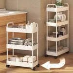 Multi-Tier Rolling Shelf