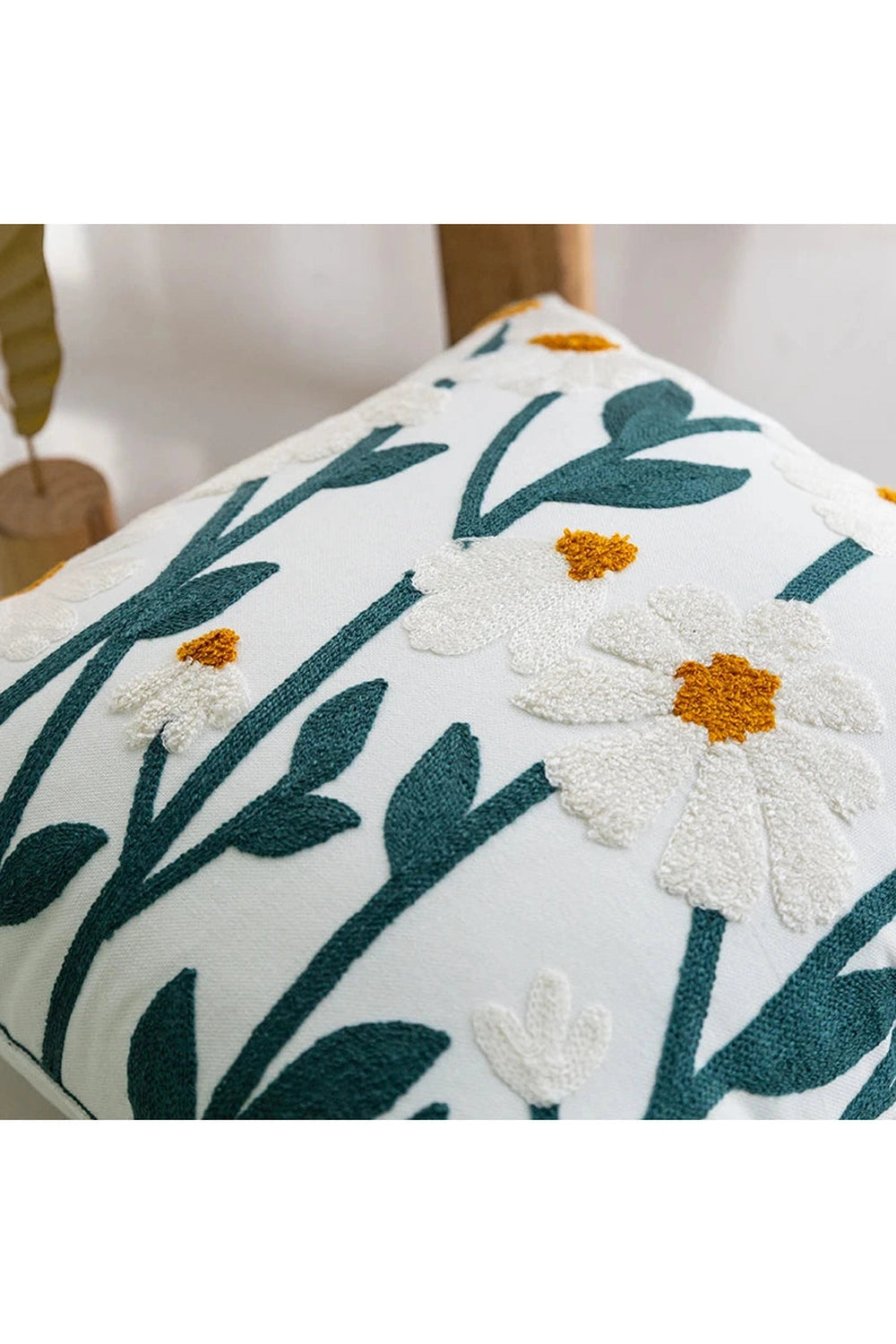 Fresh Embroidery Pillow Case