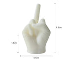 Rebel Flame Hand Gesture Candle