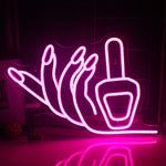 Pink Nails Salon Neon Sign