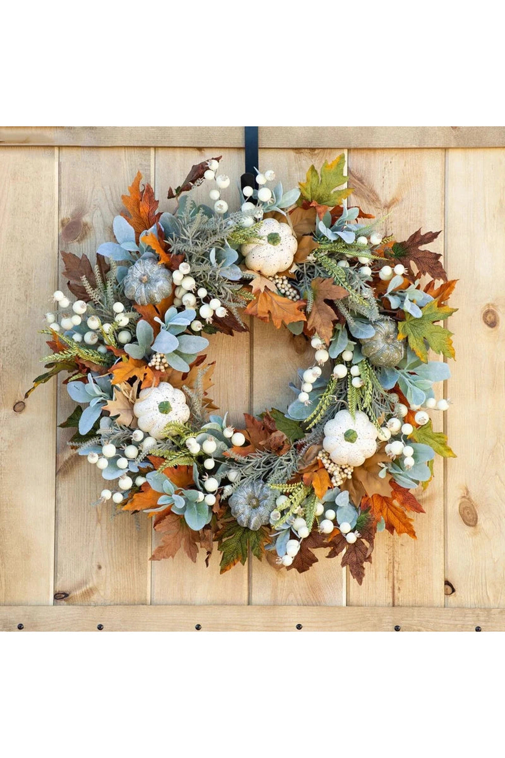 Halloween Harvest Pumpkin Wreath