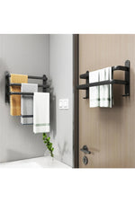 Space-Saving Towel Shelf