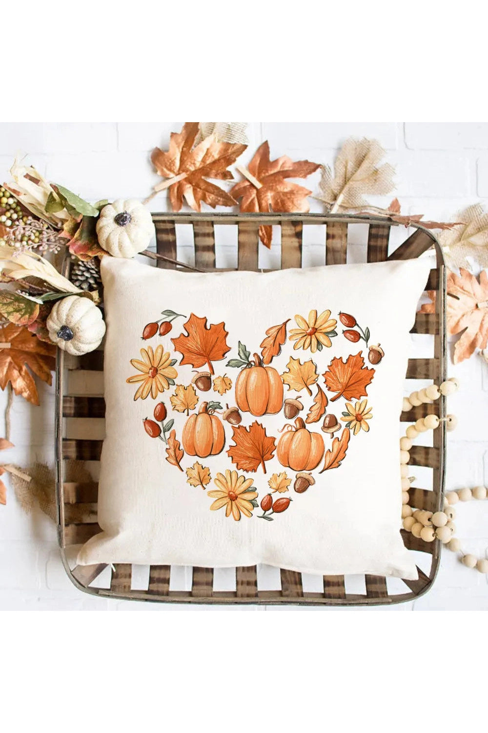 Pumpkin Spice Pillow Cover